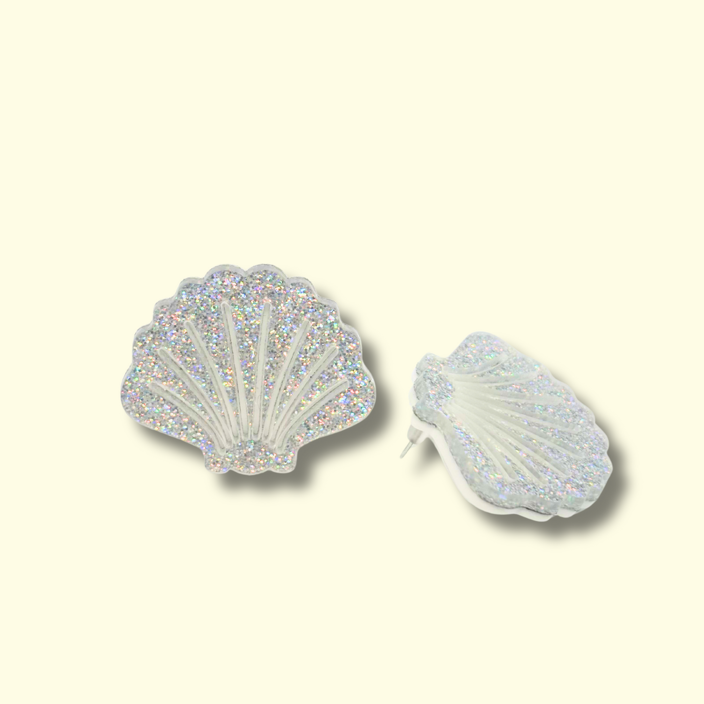 Glitter Shell Earrings