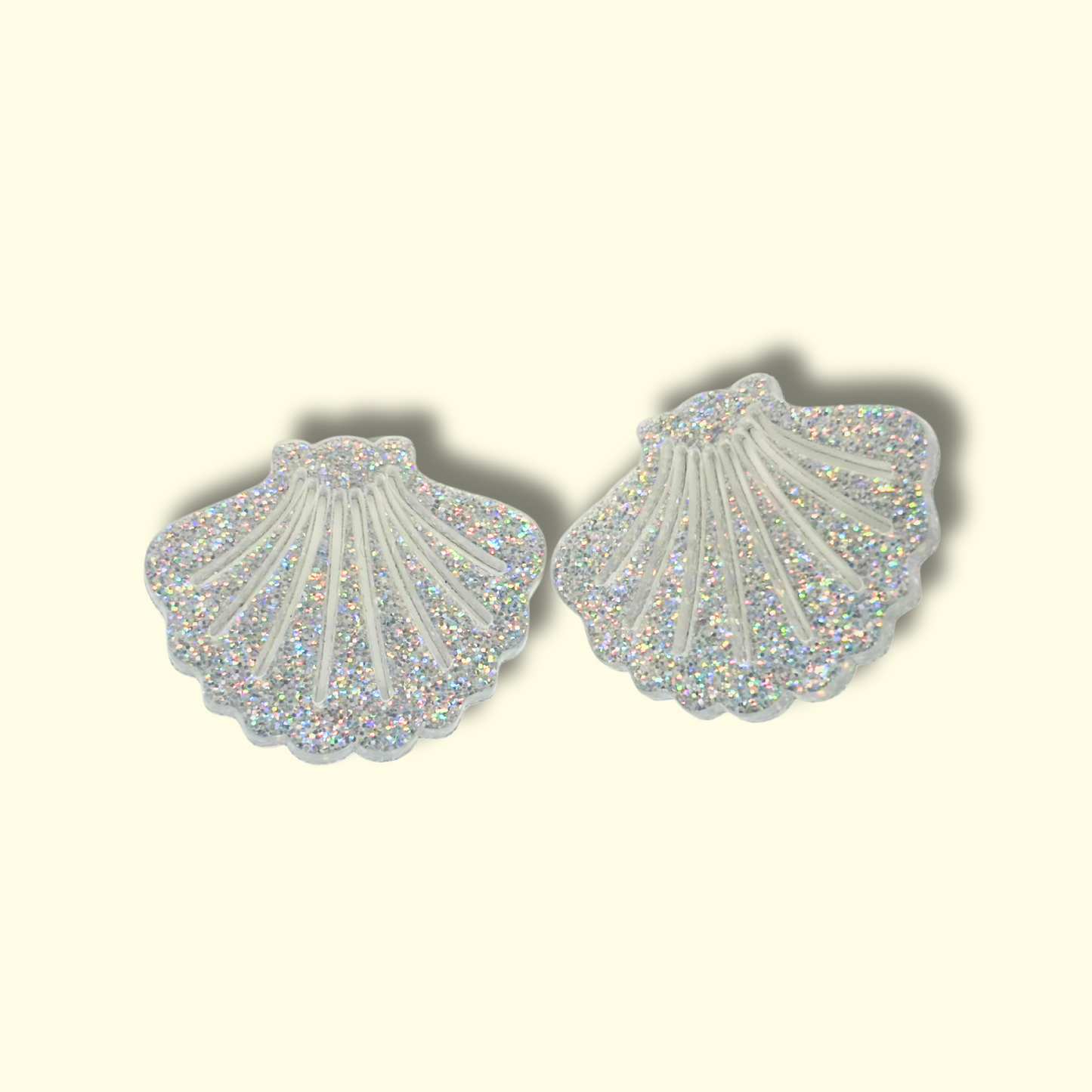 Glitter Shell Earrings