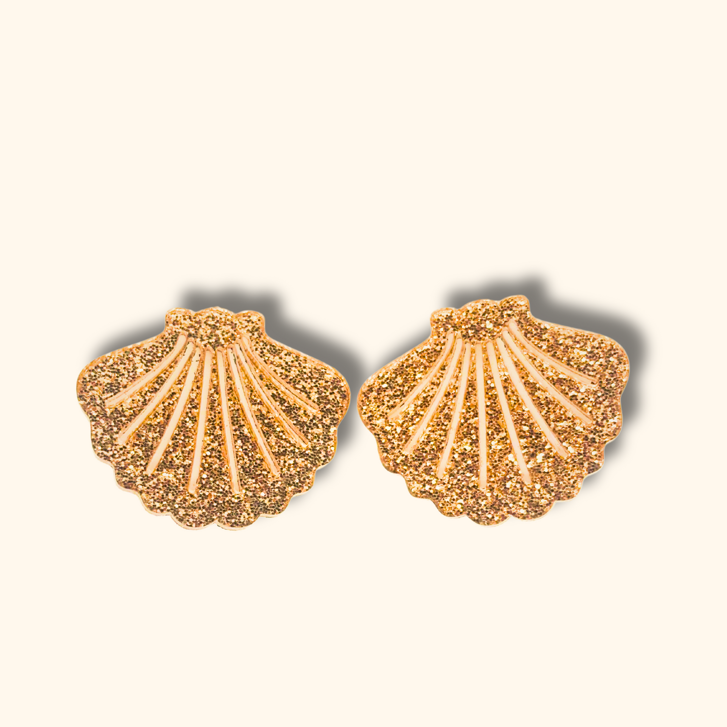 Glitter Shell Earrings