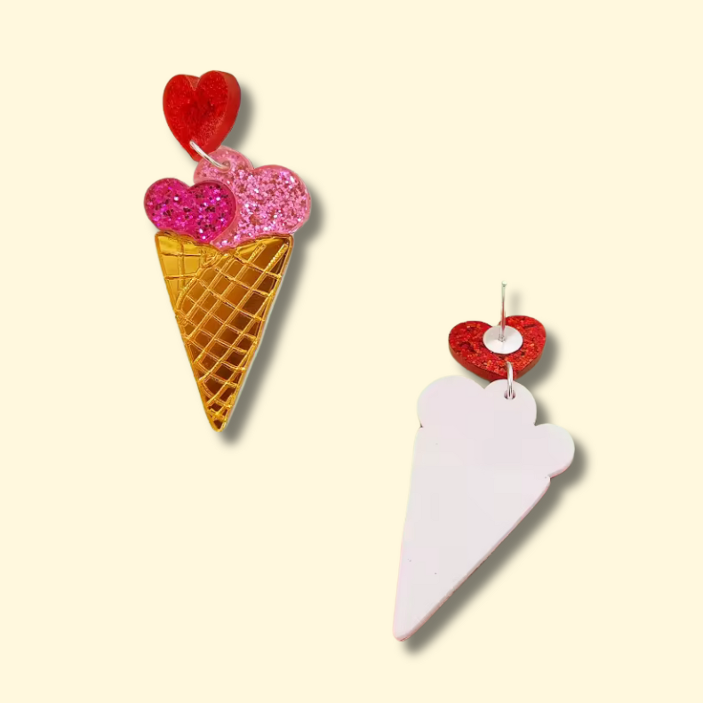 Ice Cream with Hearts