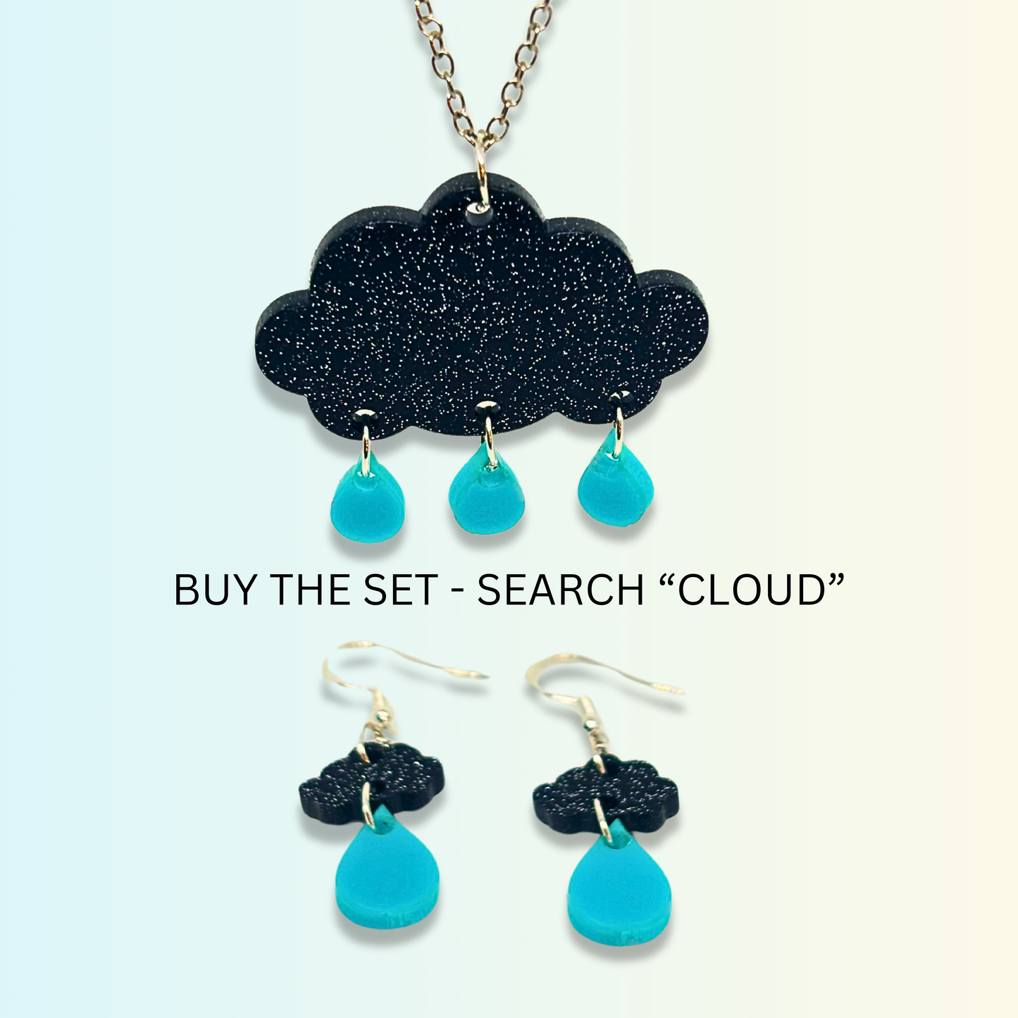 Rain Cloud Earrings