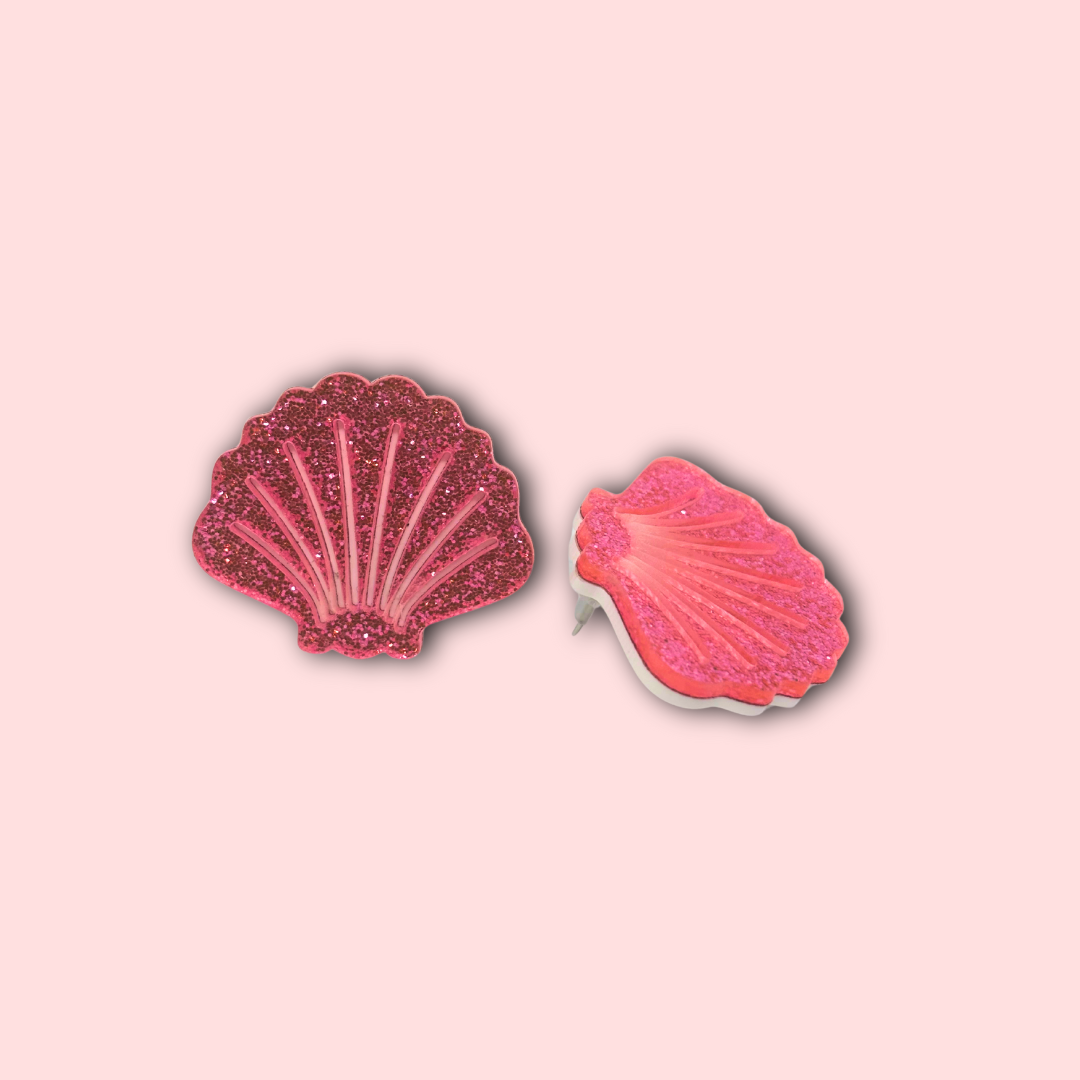 Glitter Shell Earrings