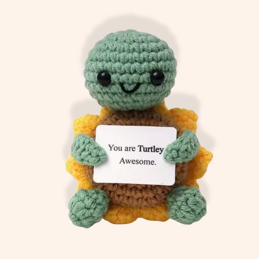 Positivity Crochet Sassy Turtle