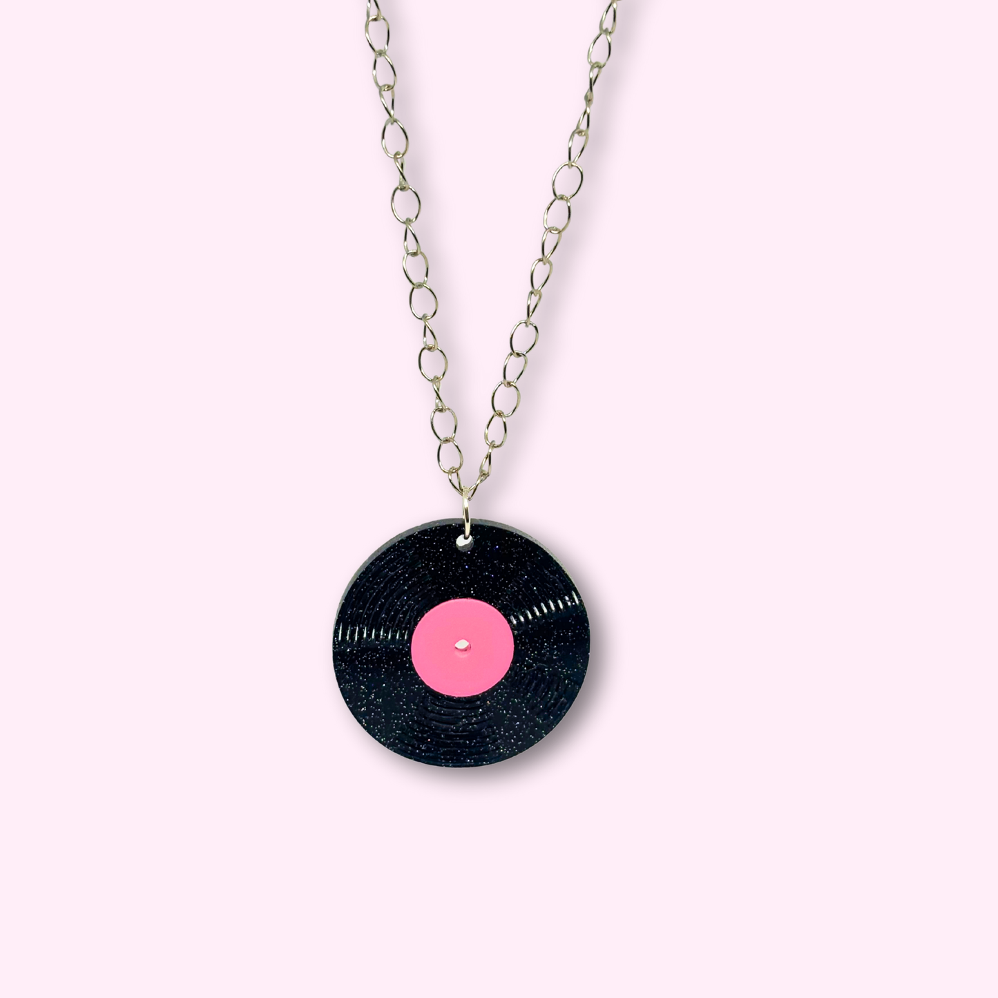 Vinyl Record Necklace