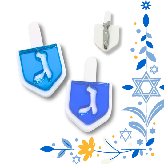 Dreidel Pin