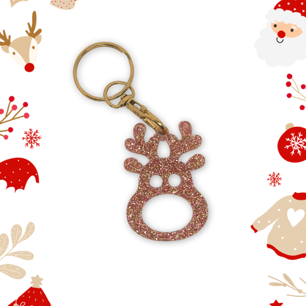 Reindeer Bag Tag