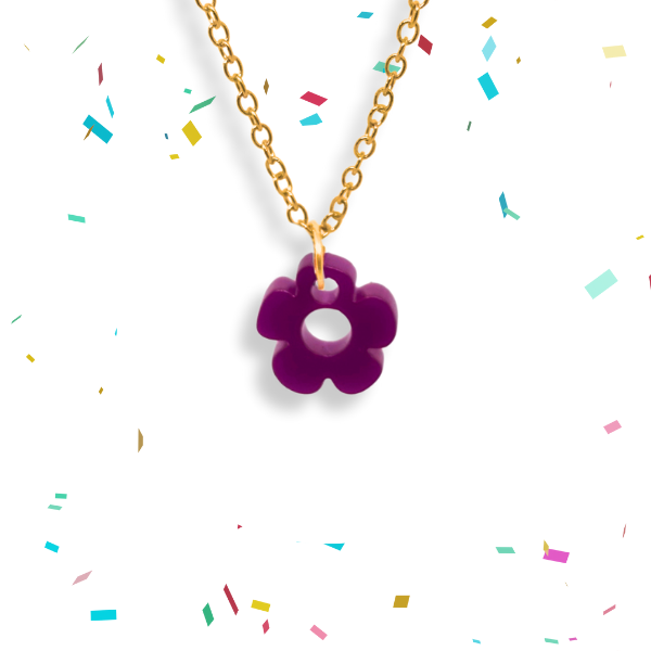 Bloom Petal Pop Charm Necklace