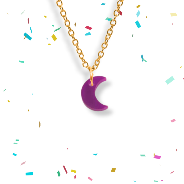 Moon Pop Charm Necklace