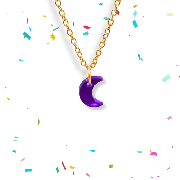 Moon Pop Charm Necklace