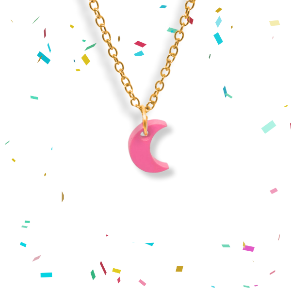Moon Pop Charm Necklace