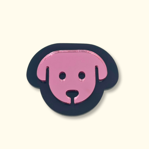 Retro Dog Pin