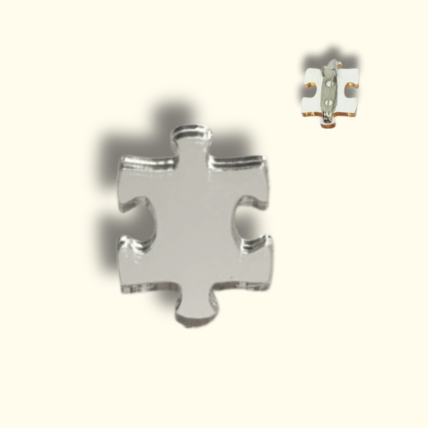 Puzzle piece pin