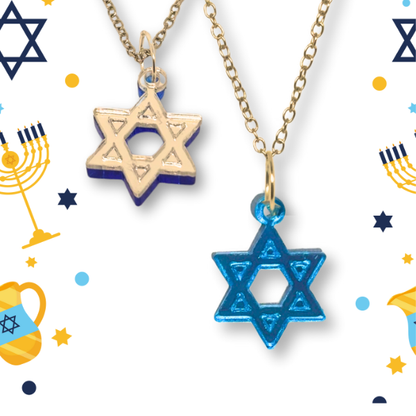 Reversible Magen David Necklace