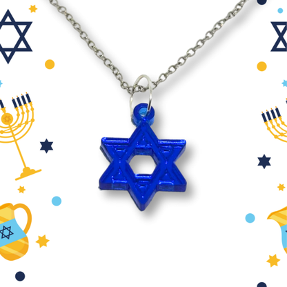 Reversible Magen David Necklace