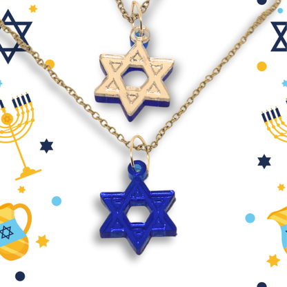 Reversible Magen David Necklace