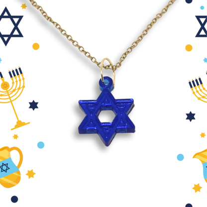 Reversible Magen David Necklace