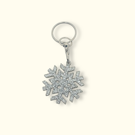 Snowflake Keychain