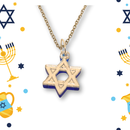 Reversible Magen David Necklace
