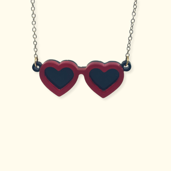 Retro Sunglasses Necklace