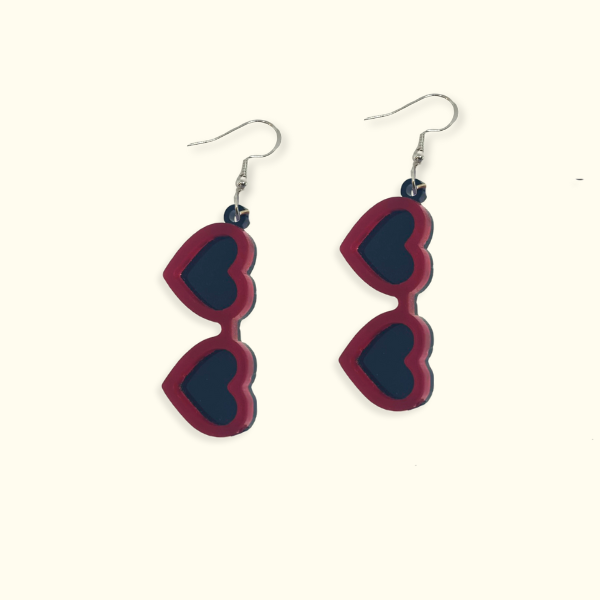 Retro Sunglasses Earrings