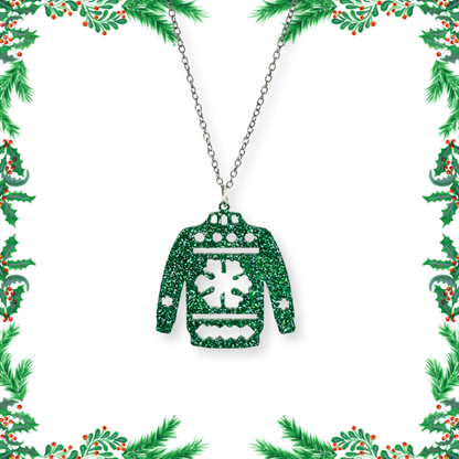 Christmas Sweater Necklace