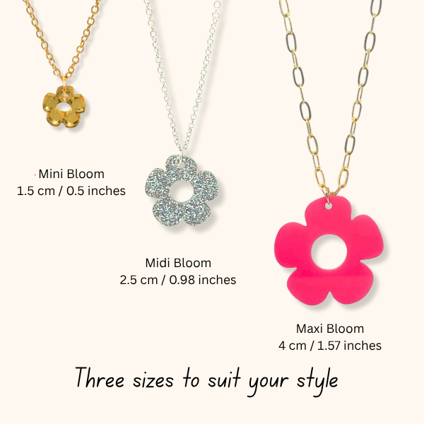 Bloom Flower Pendant Necklace