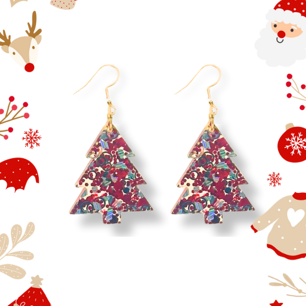 Christmas Tree Earrings