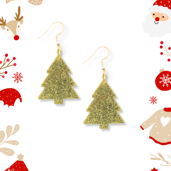 Christmas Tree Earrings