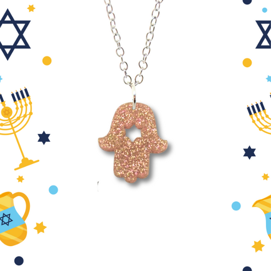 Bronze Magen David (Star of David) Hamsa