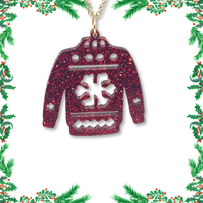 Christmas Sweater Necklace