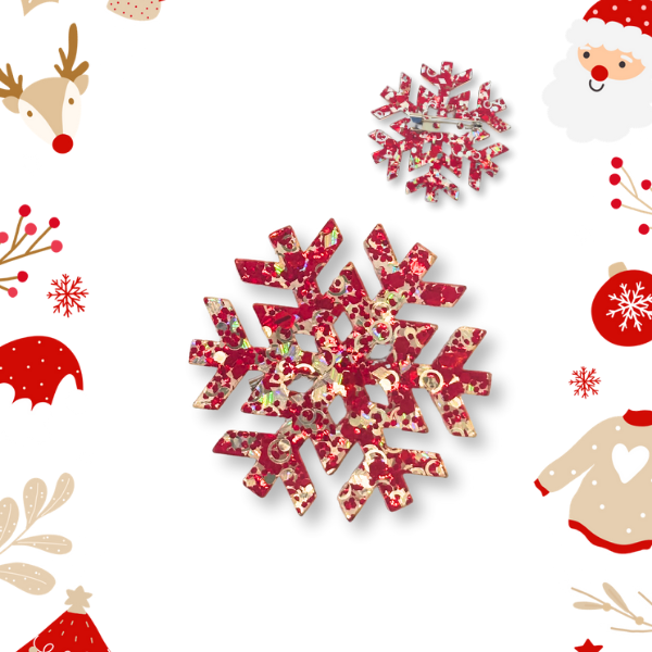 Snowflake Pin
