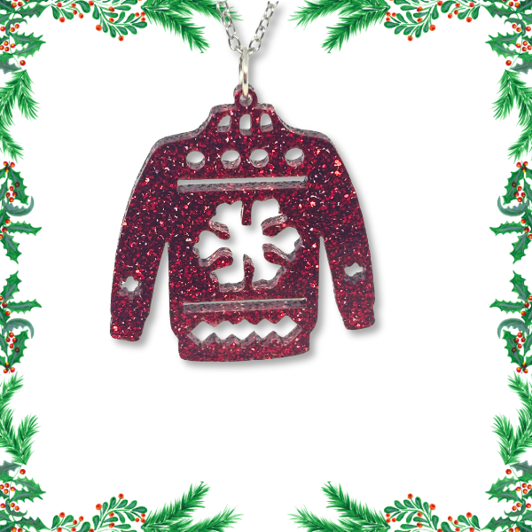 Christmas Sweater Necklace