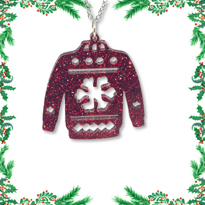 Christmas Sweater Necklace