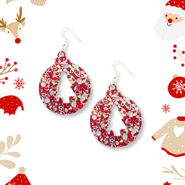 Christmas Bauble Earrings
