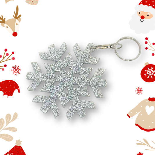 Extra  "Sass" Snowflake Keychain