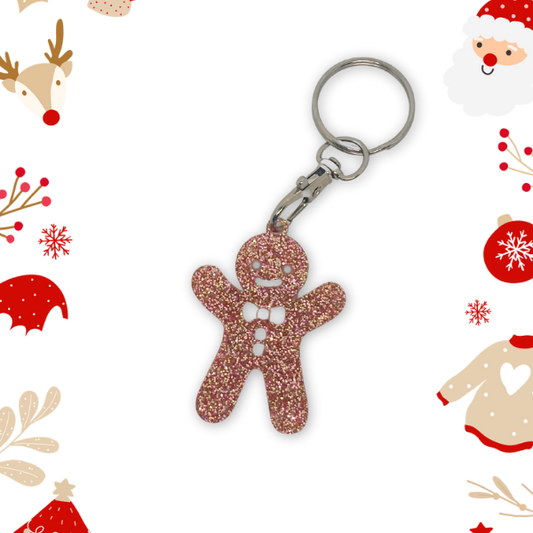 Gingerbread Man Keychain