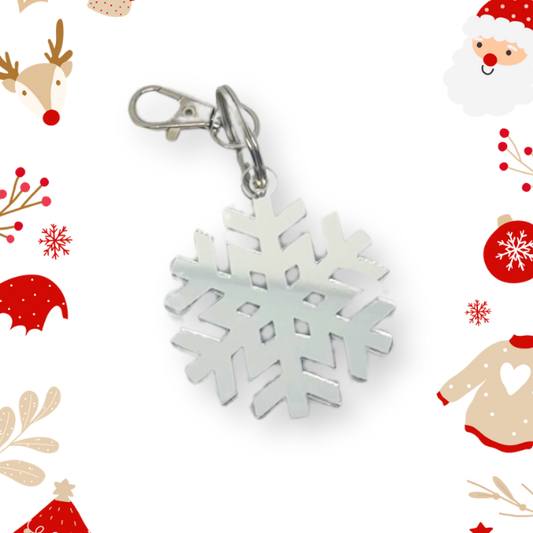 Snowflake  Keychain