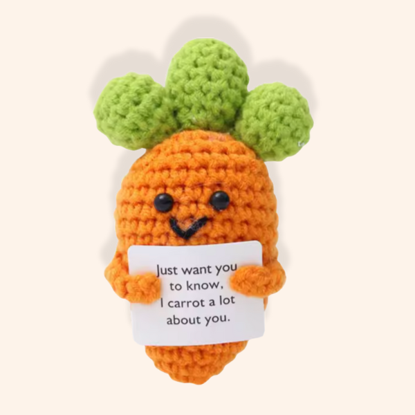 Positivity Crochet Sassy Carrot