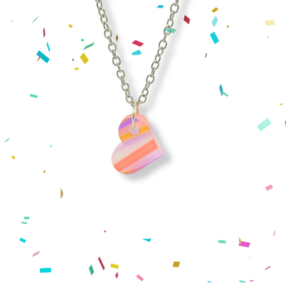 Heart Pop Charm Necklace