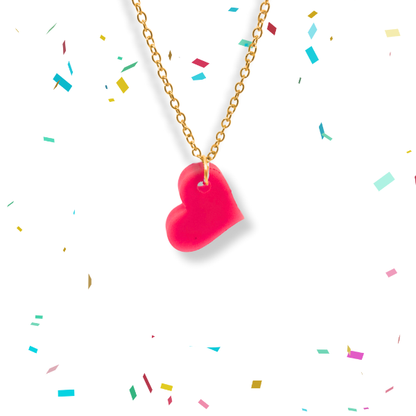 Heart Pop Charm Necklace