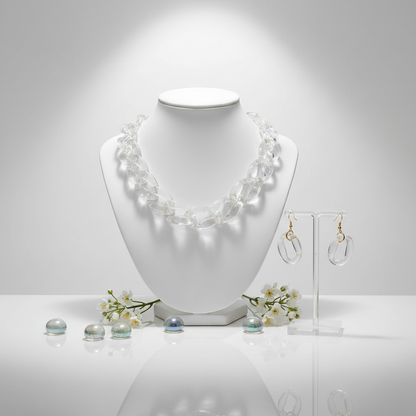 Cuban Link Acrylic Earrings