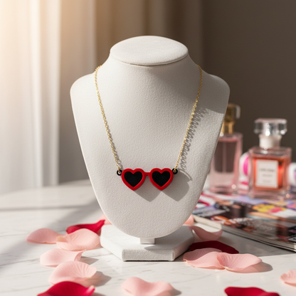 Retro Sunglasses Necklace