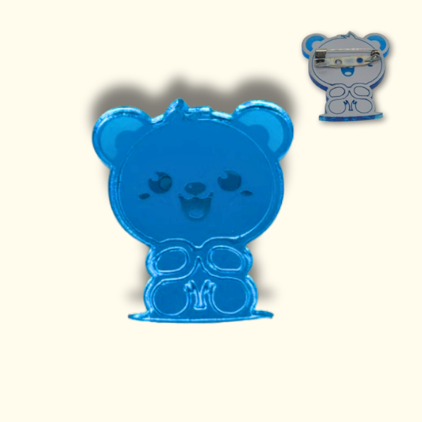 Kawaii Teddy Bear Pin